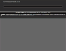 Tablet Screenshot of envirosolution.com